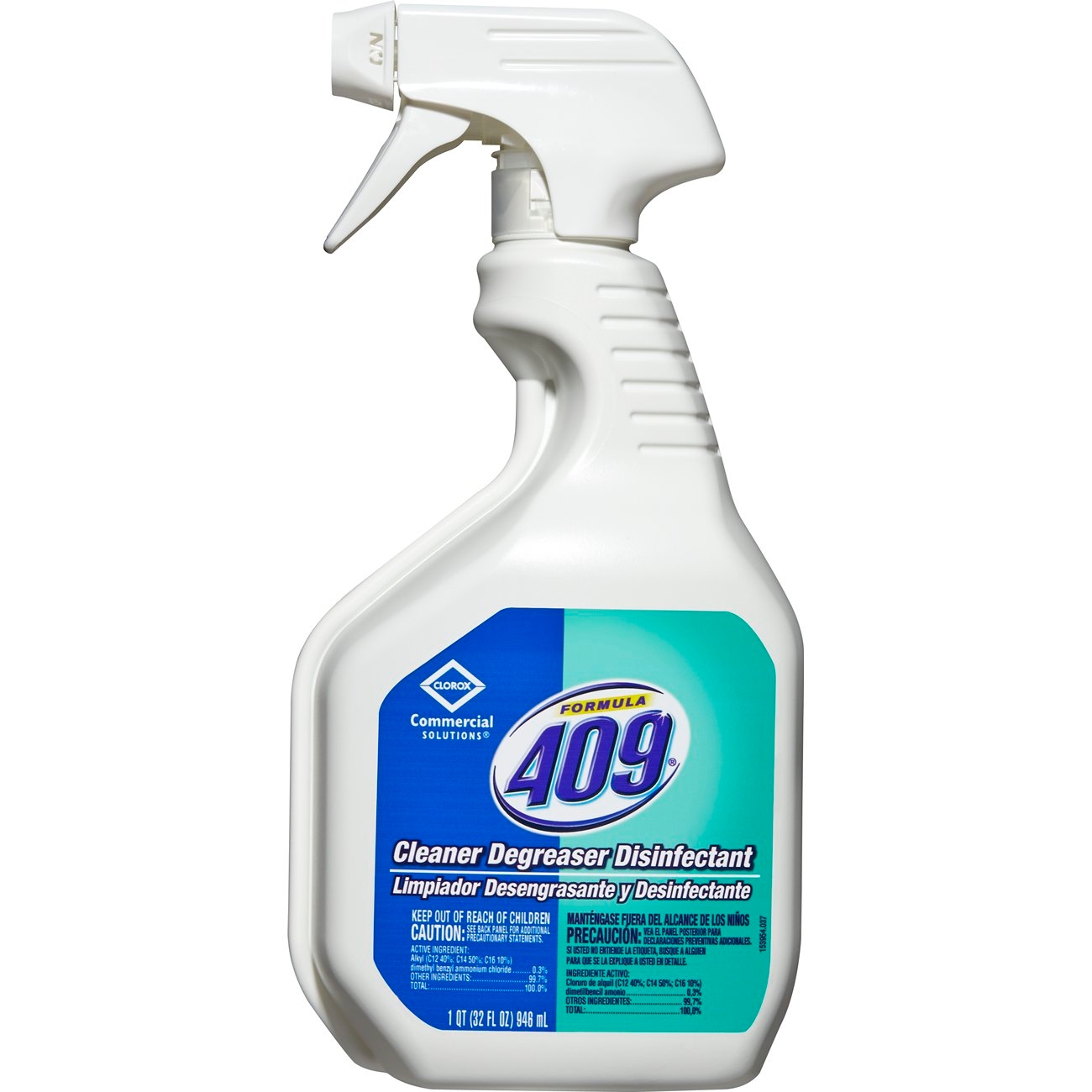 Commerical Solution 409 Disinfectant Degreaser Cleaner, 12 Case -- 32 Ounce