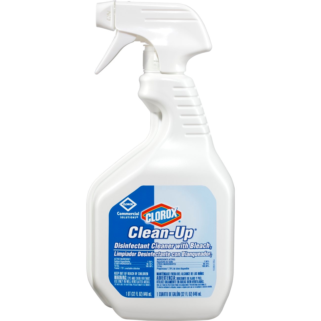 Clorox Clean Up Disinfectant Cleaner with Bleach, 32 Fluid Ounce -- 9 per case.