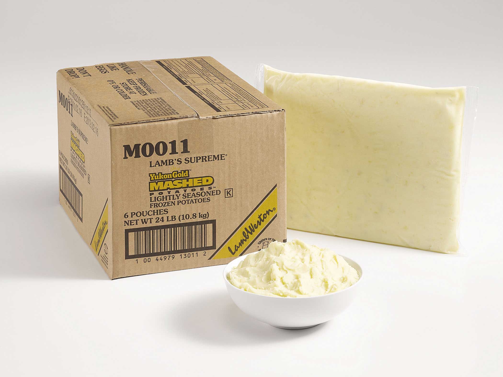 Lamb Weston Supreme Yukon Gold Mashed Potato, 4 Pound -- 6 per case.