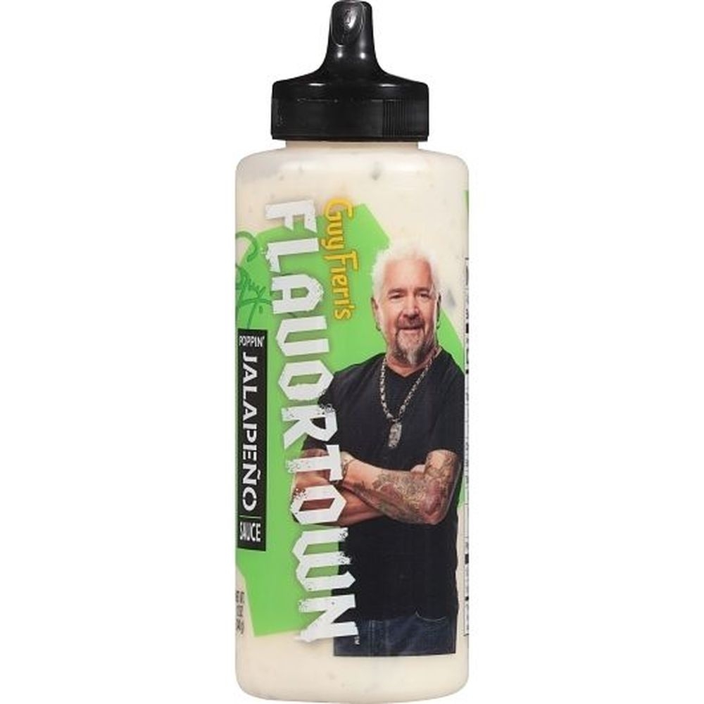 Flavortown Poppin Jalapeno Sauce, 12 Fluid Ounce -- 6 per case