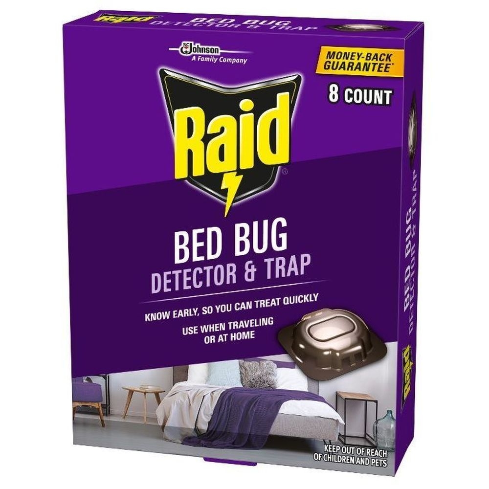 Raid Bed Bug Detector and Trap -- 48 per case.