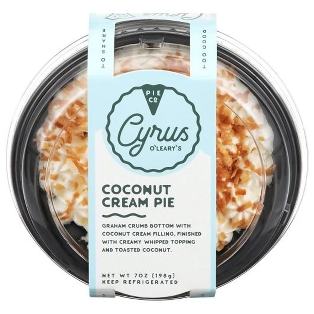 Cyrus Olearys Coconut Cream Pie, 0.437 Pound -- 16 per case