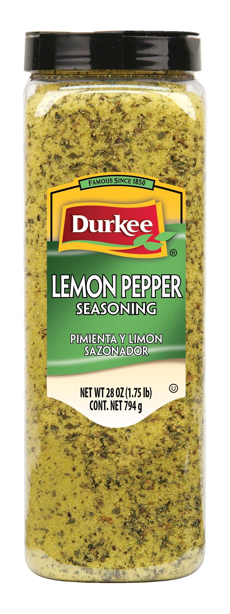 Durkee Lemon Pepper - 28 oz. container, 6 per case