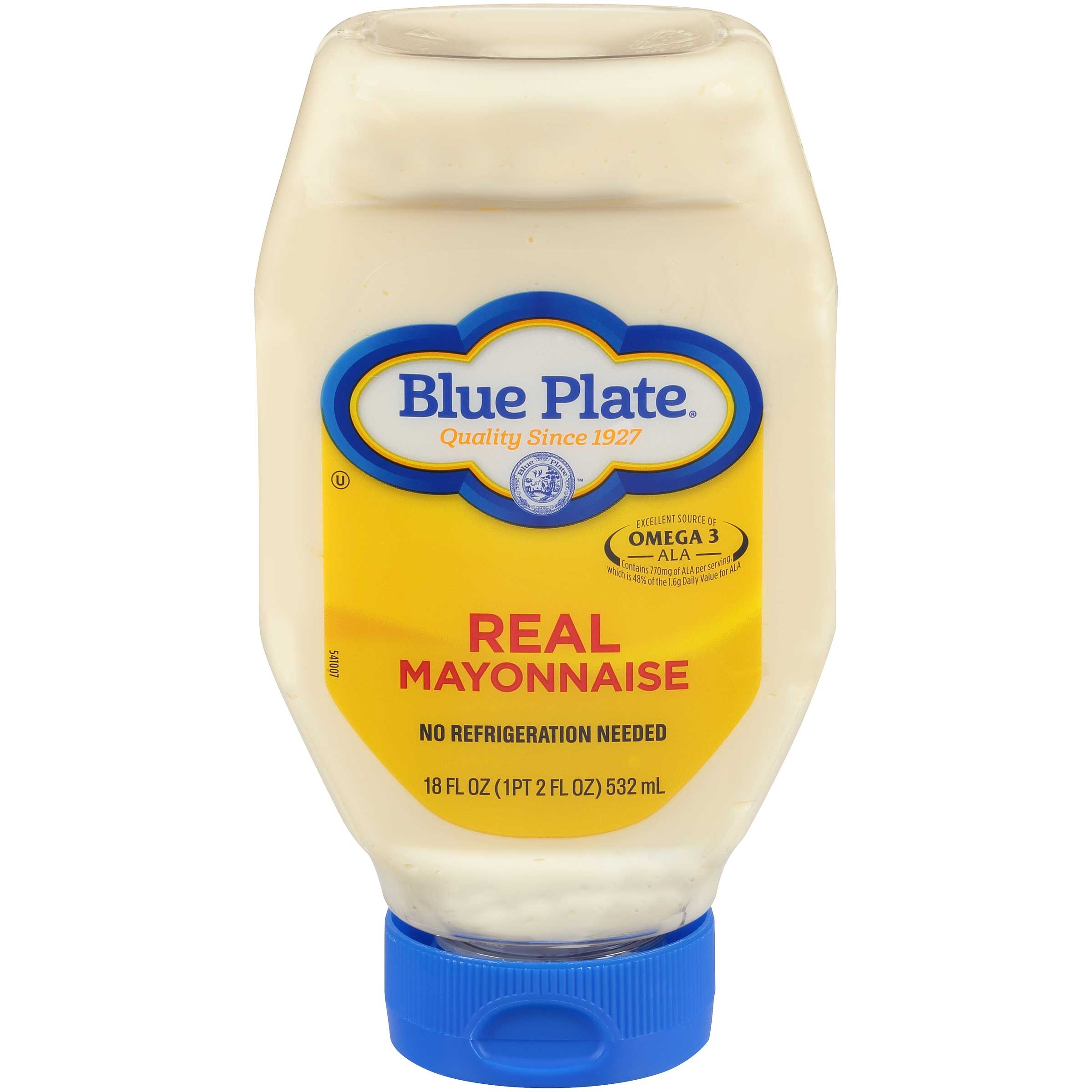 Blue Plate Mayonnaise, 18 Ounce -- 12 per case.