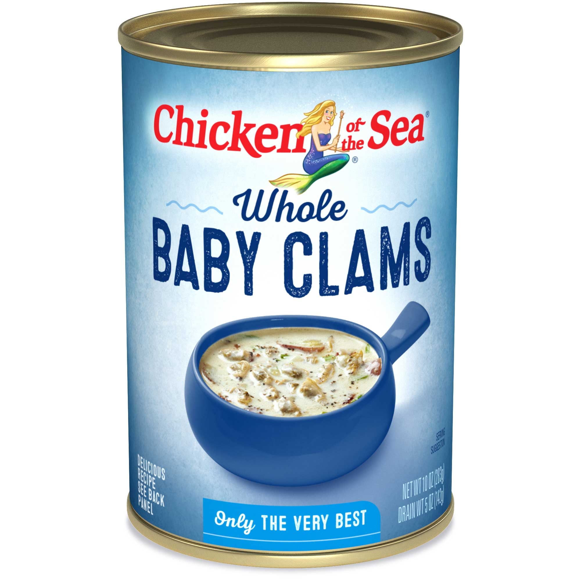 Chicken Of The Sea Whole Baby Clams, 10 Ounce -- 12 cans per case.