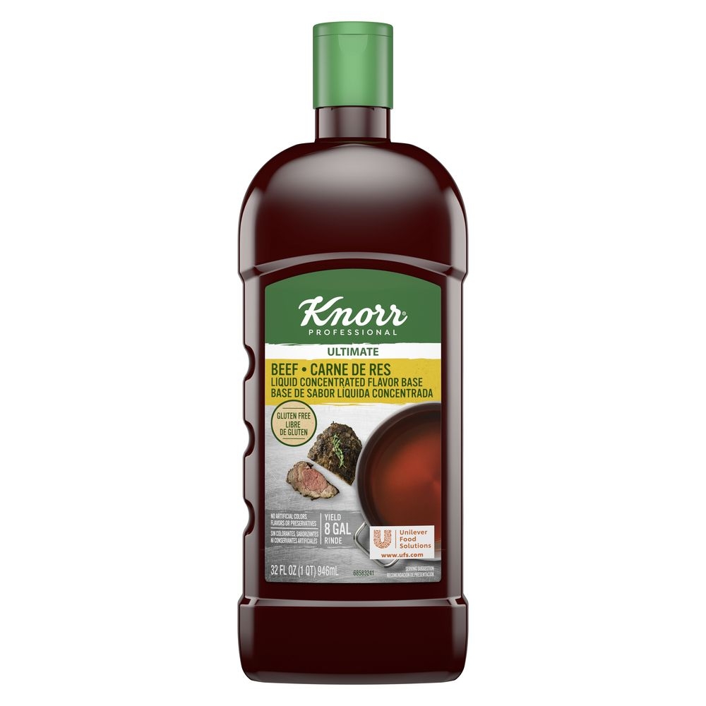 Knorr Professional Ultimate Beef Liquid Concentrated Stock Base, 32 ounce -- 4 per case