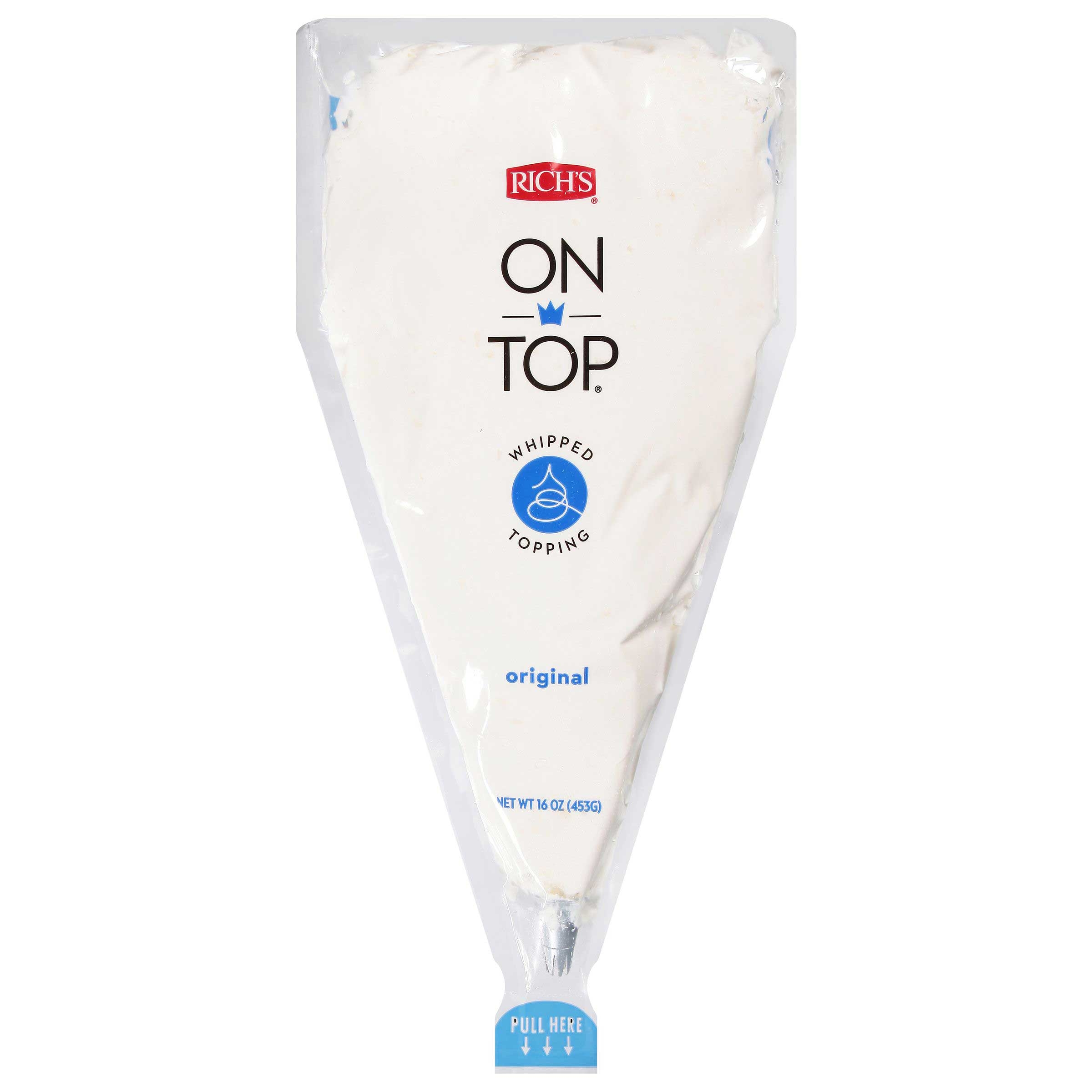 Rich On Top Non Dairy Dessert Topping, 16 Ounce -- 12 per case.