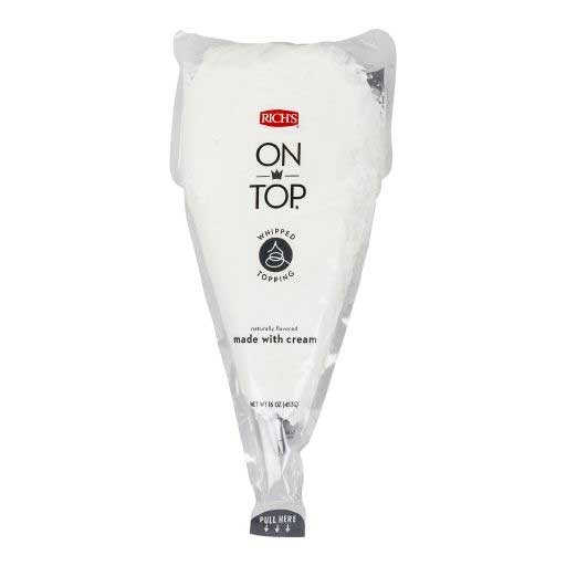 Rich's Original Made with Cream Naturally Flavored On Top Whipped Topping, 16 ounce -- 12 per case