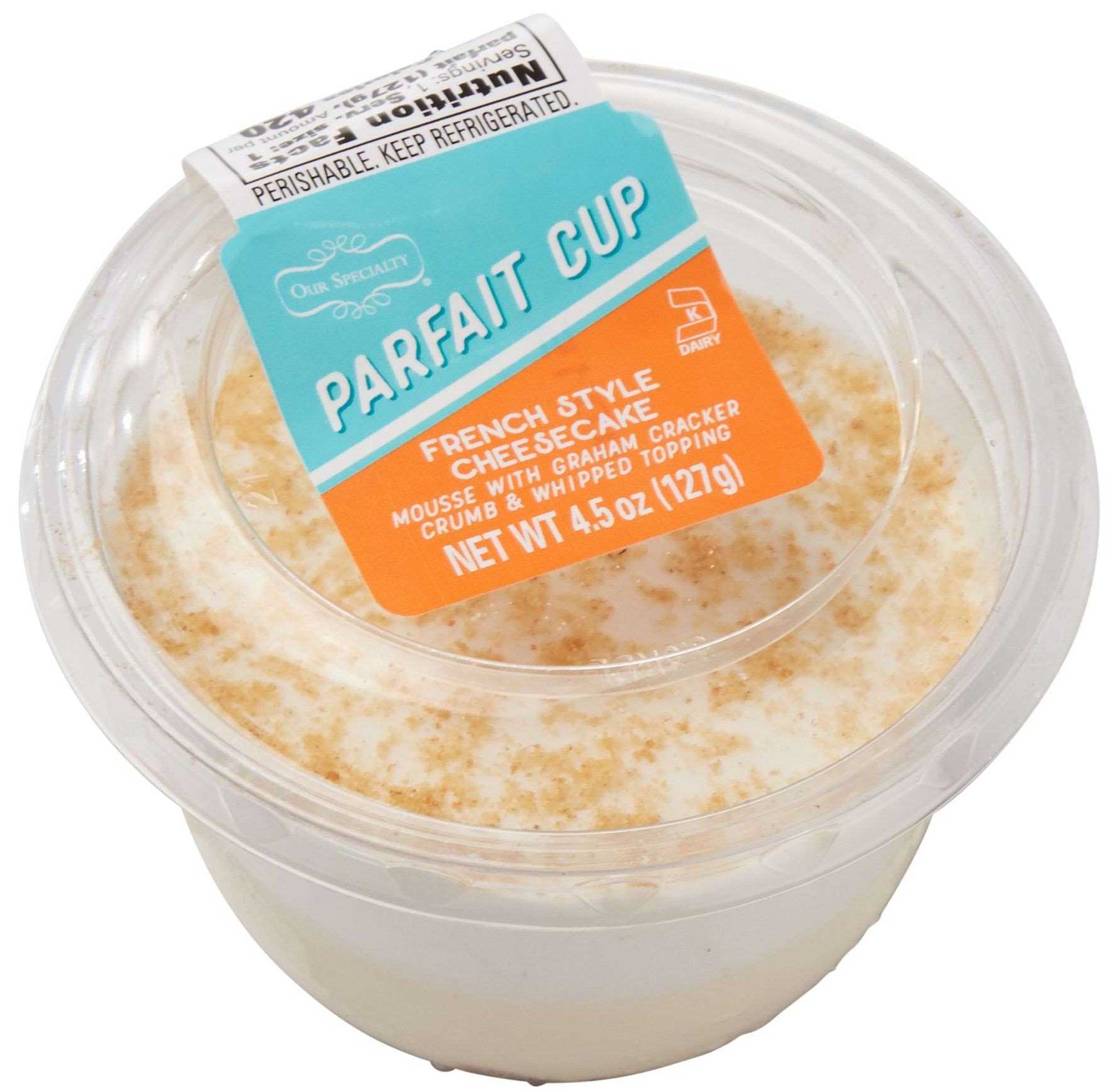 Our Specialty French Style Cheesecake Parfait Cup, 0.281 Pound -- 8 per case