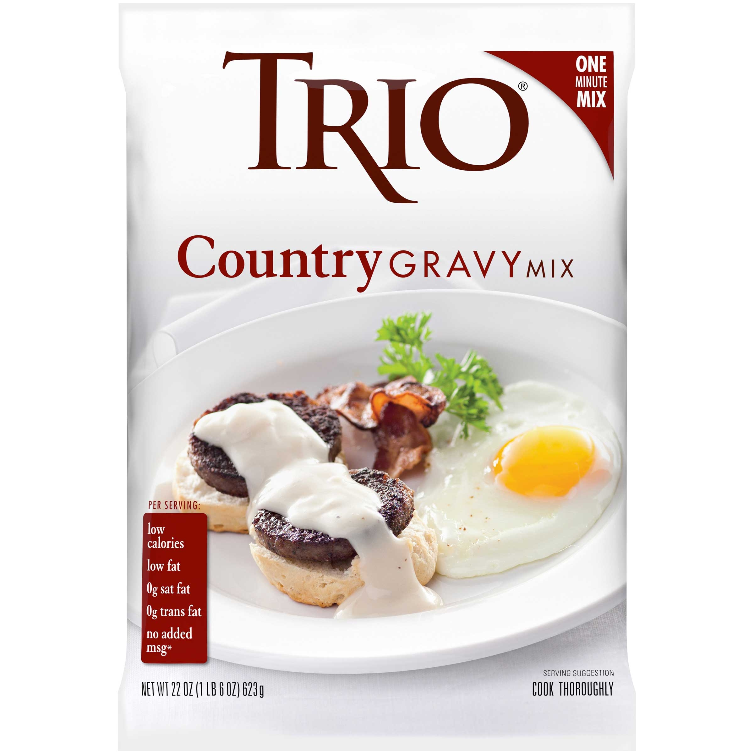 Nestle Trio Country Gravy Mix, 22 Ounce -- 8 per case.