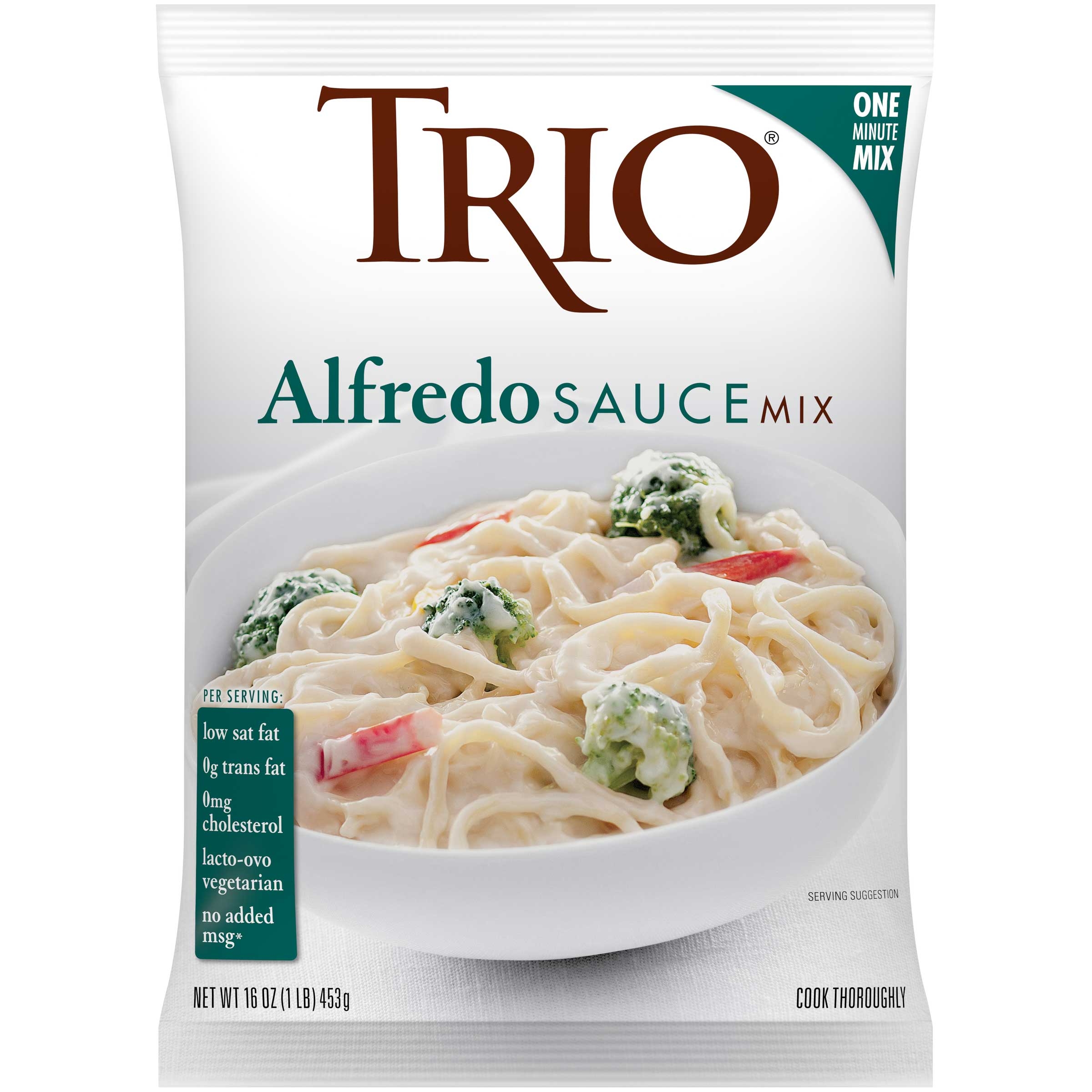 Nestle Trio Alfredo Sauce Mix, 16 Ounce -- 8 per case.