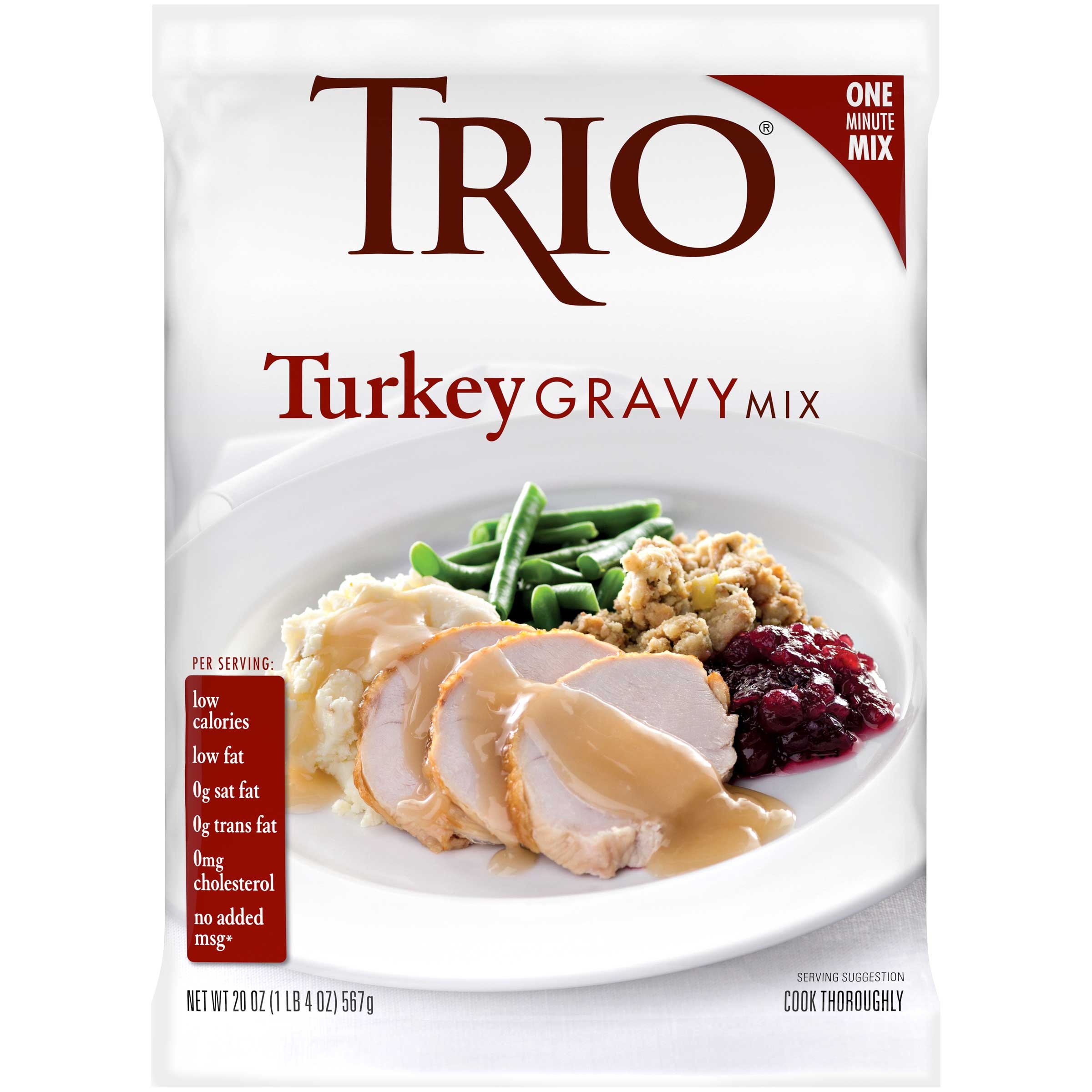 Nestle Trio Turkey Gravy Mix, 20 Ounce -- 8 per case.