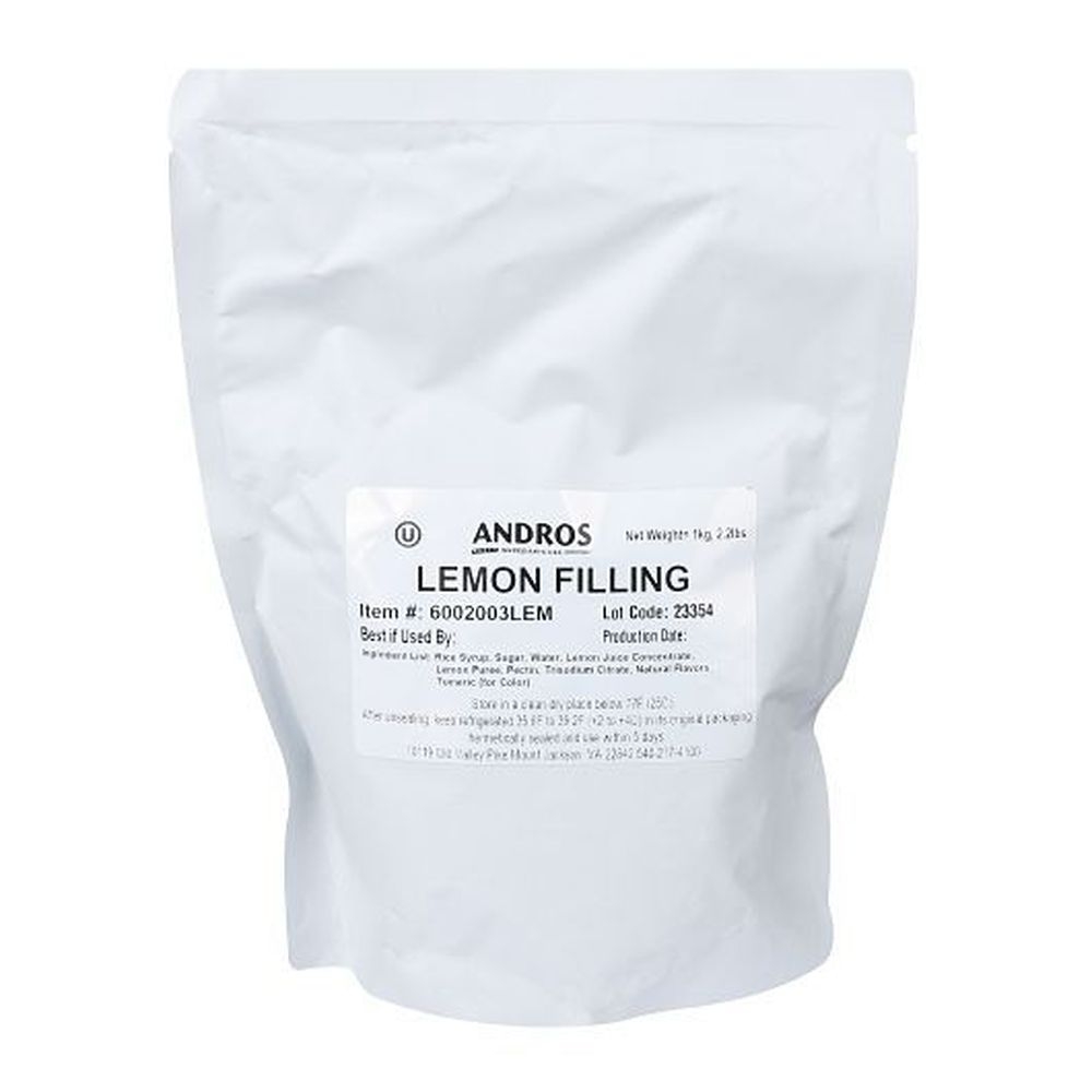 Andros Lemon Fruit Filling, 2.2 Pound -- 6 per case