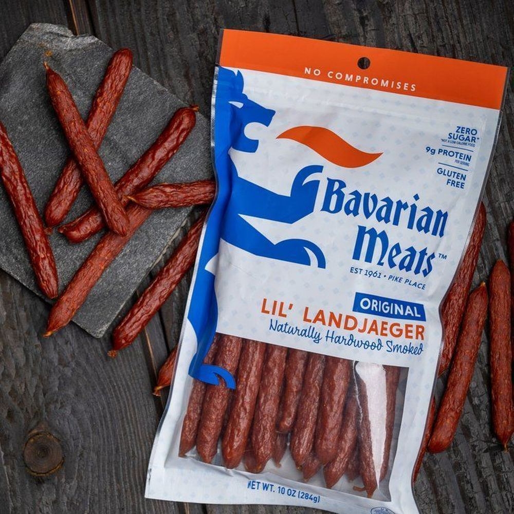Bavarian Meats Hot and Spicy Lil Landjaeger, 10 Ounce -- 6 per case