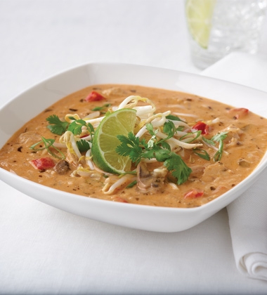 Campbells Reserve Wicked Thai Style Chicken and Rice Soup, 4 Pound -- 4 per case.