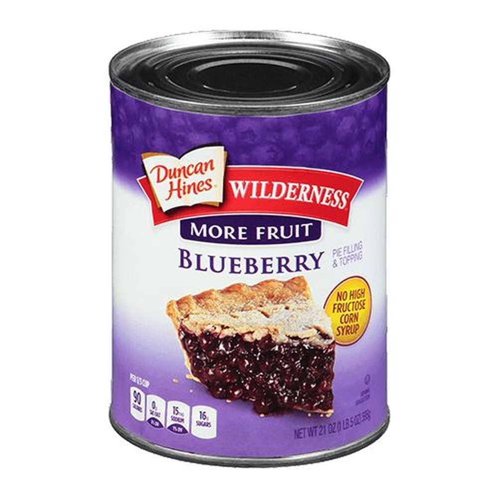 Wilderness More Fruit Blueberry Pie Filling and Topping, 21 Ounce -- 8 per case