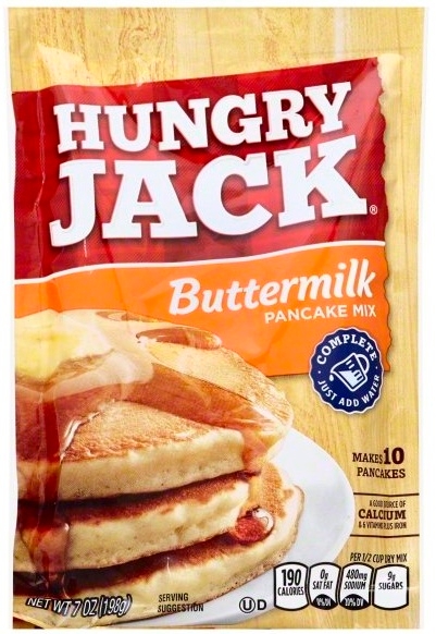 Hungry Jack Buttermilk Pancake Mix, 7 Ounce Pouch -- 12 per case