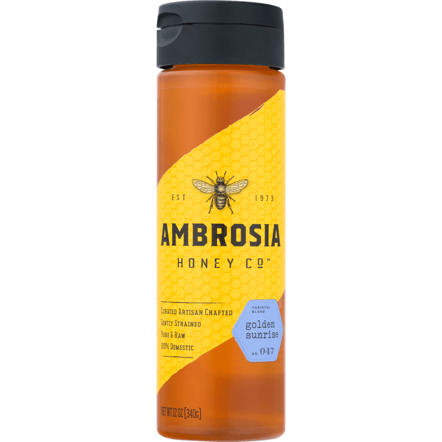 Ambrosia Golden Sunrise Honey, 12 Ounce -- 6 per case.