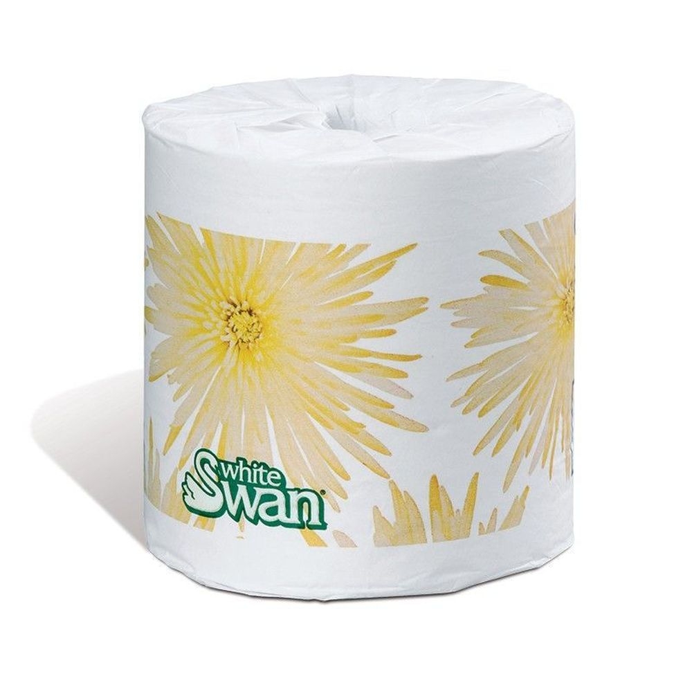 White Swan White 2-Ply Bathroom Tissue, 500 count -- 96 per case