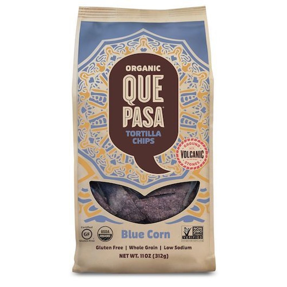 Que Pasa Organic Blue Chips, 11 Ounce -- 6 per case