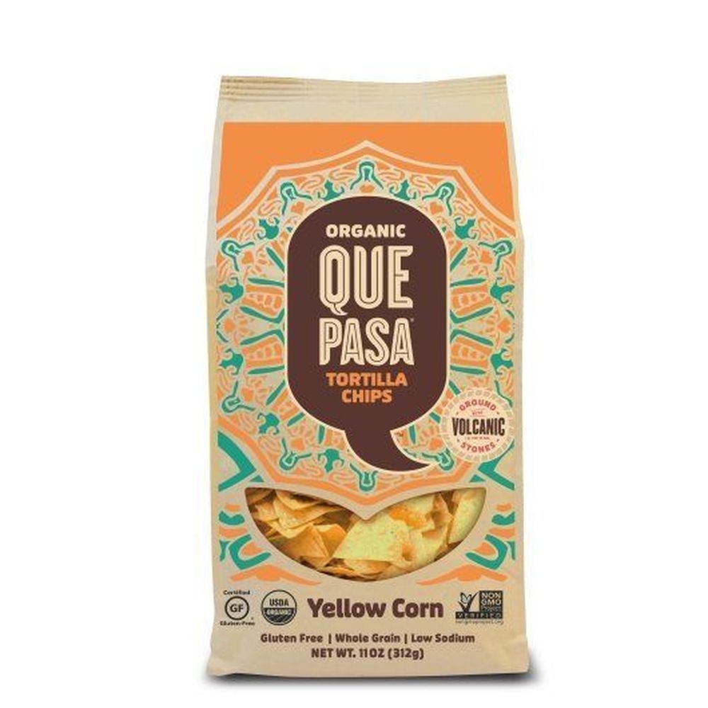 Que Pasa Organic Yellow Chips, 11 Ounce -- 6 per case