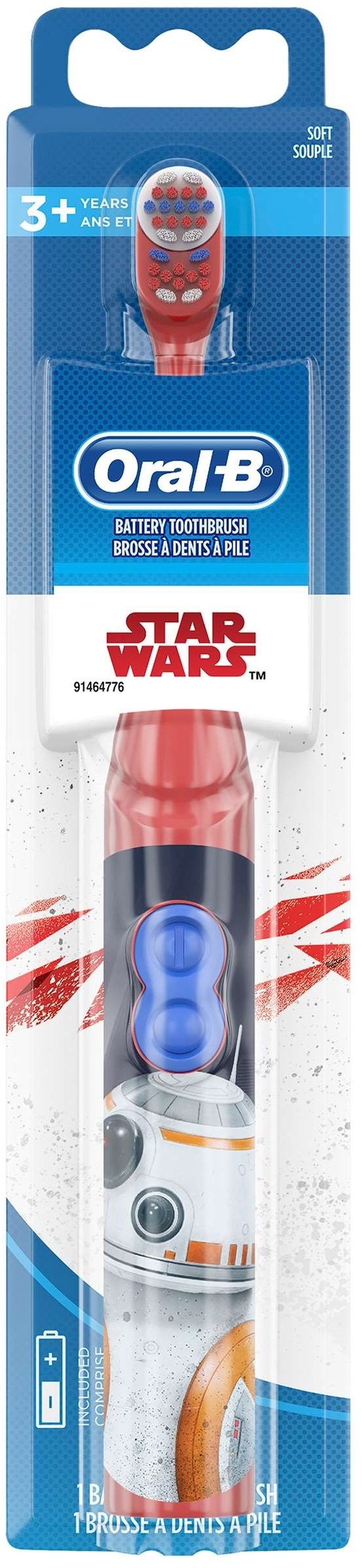 Oral B Pro Health Disney Star Wars Battery Power Electric Toothbrush for Kids -- 24 per case