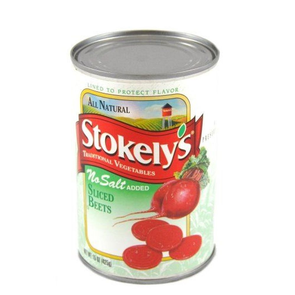 Stokely No Salt Added Sliced Beets, 15 Ounce -- 24 per case