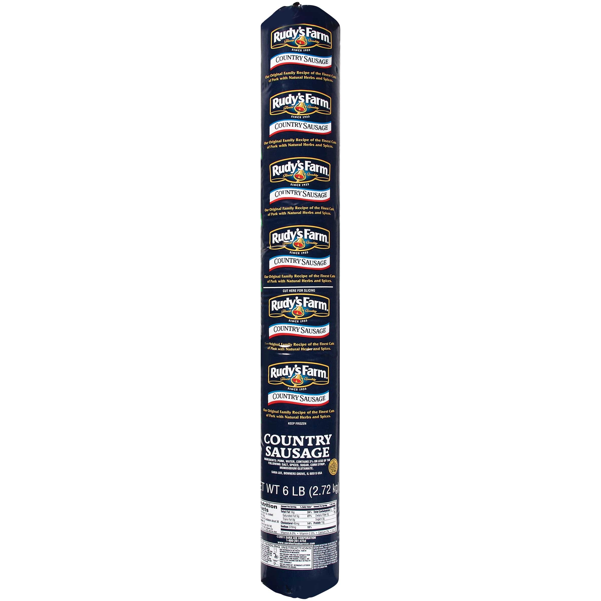 Jimmy Dean Mild Sausage Roll, 6 Pound -- 4 per case.