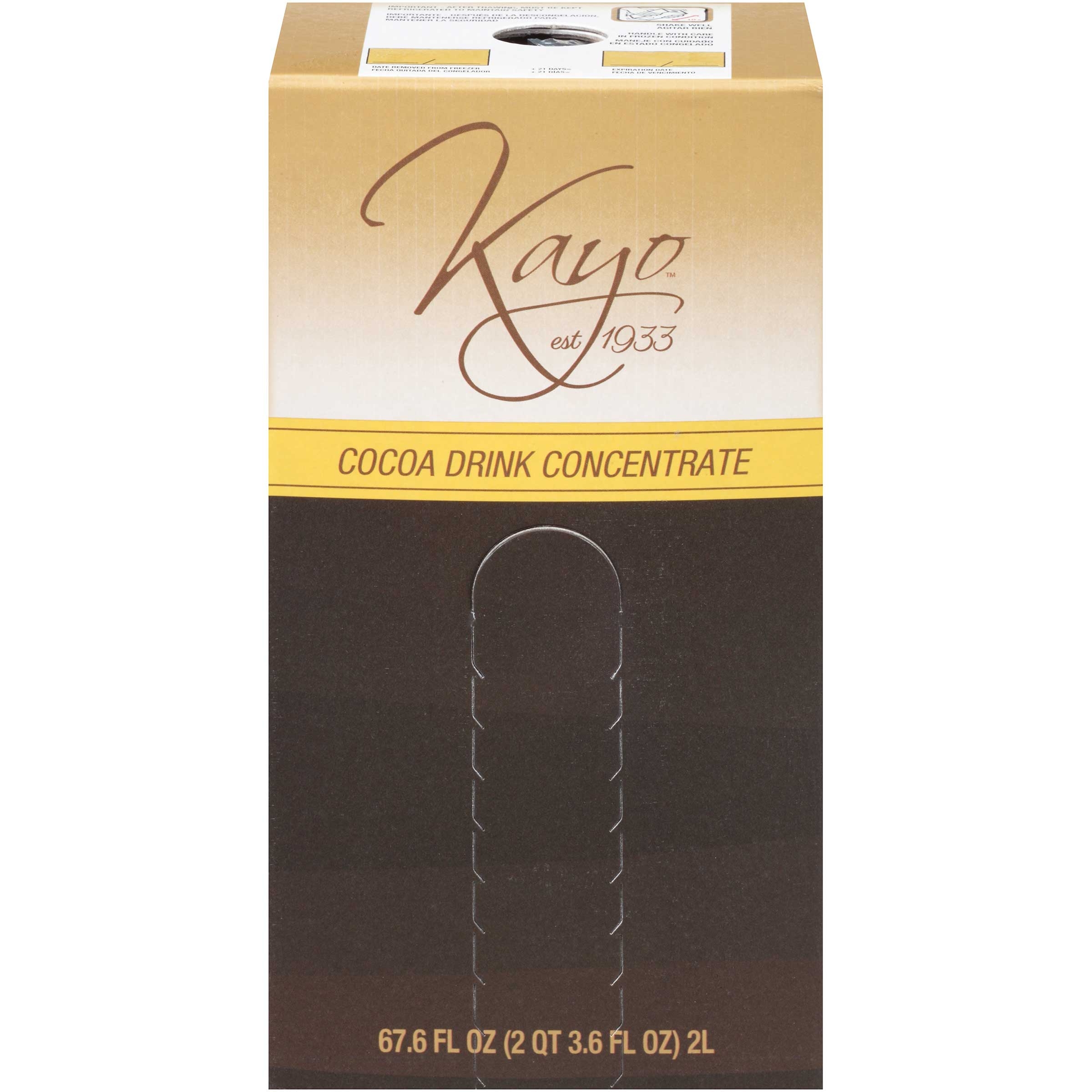 Kayo Concentrate Cocoa Drink, 2 Liter -- 4 per case.