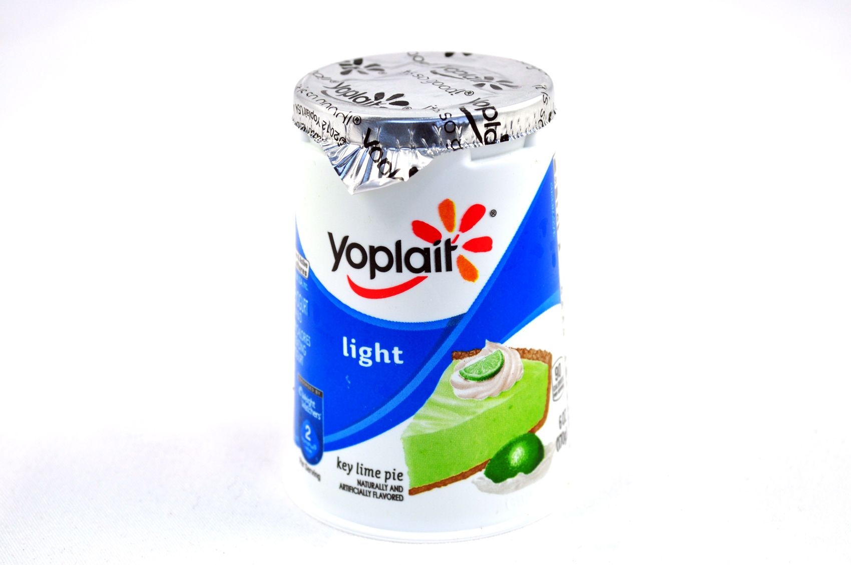 Yoplait Light Fat Free Key Lime Pie Yogurt, 6 Ounce -- 12 per case.