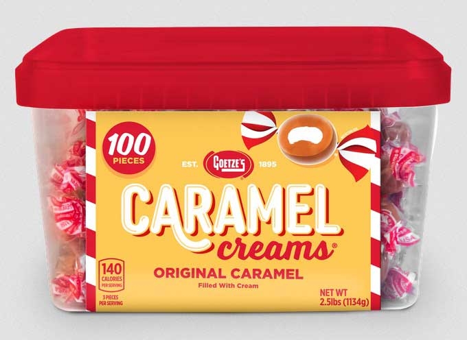 Goetze Caramel Creams Candy, 2.5 Pound -- 6 per case