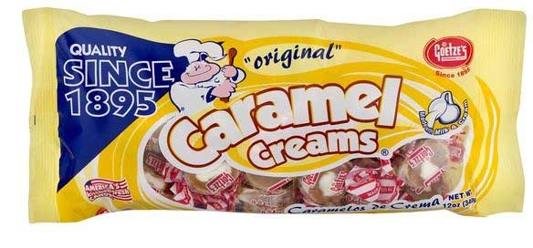 Goetze Caramel Creams Candy, 12 Ounce -- 12 per case