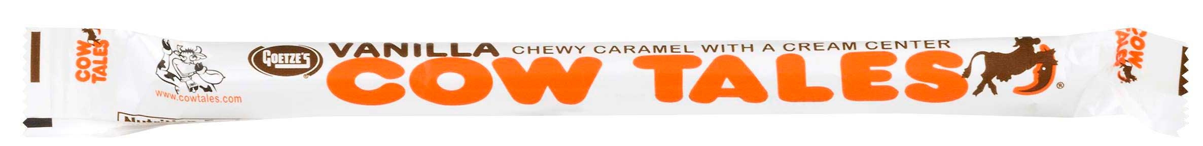 Goetze Cow Tales Vanilla Candy- Convertible Box, 1 Ounce -- 432 per case