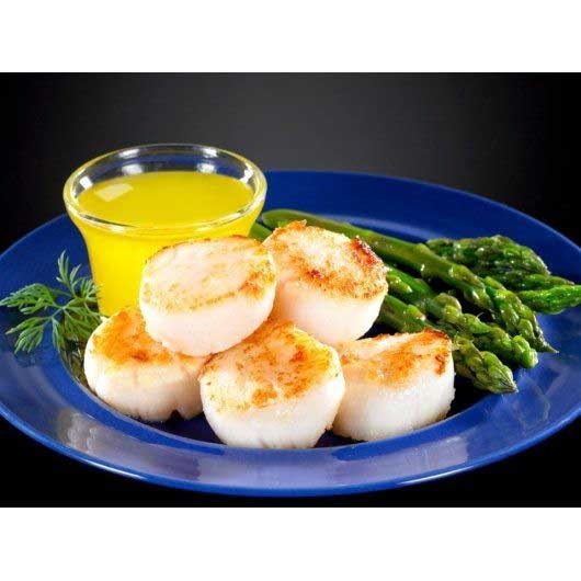 Premium Processed 10 to 20 Count Sea Scallops, 5 Pound -- 2 per case