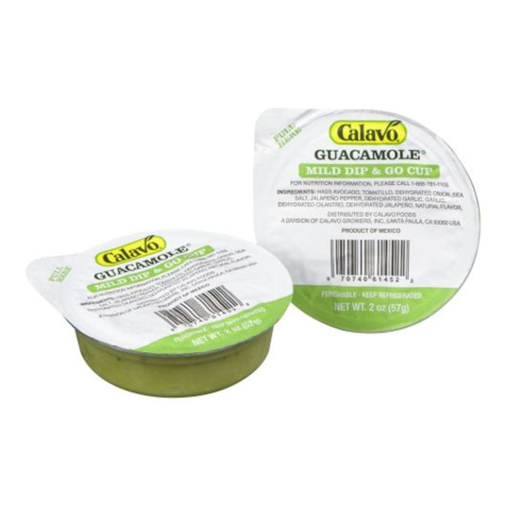 Calavo Mild Dip and Go Guacamole, 2 Ounce -- 48 per case