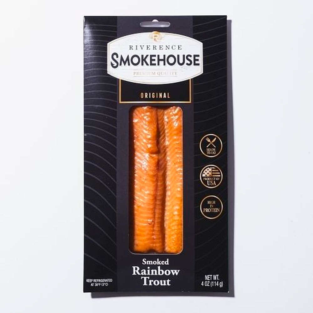 Riverence Provisions Smoked Original Trout Fillet, 4 Ounce -- 32 per case