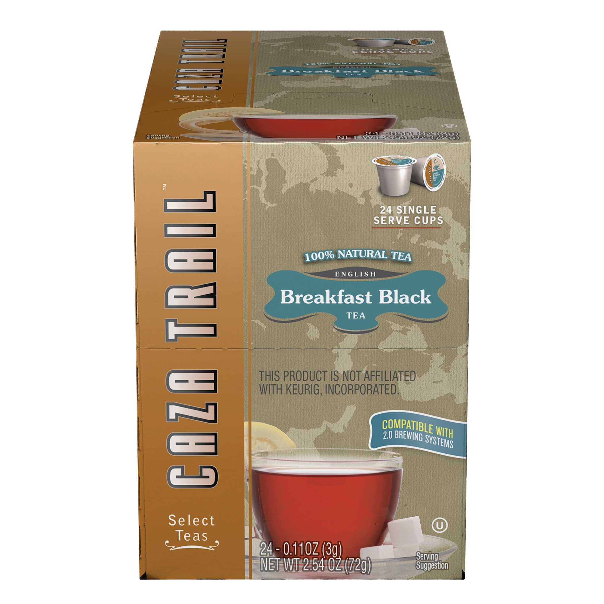 Caza Trail English Breakfast Black Tea -- 96 per case.