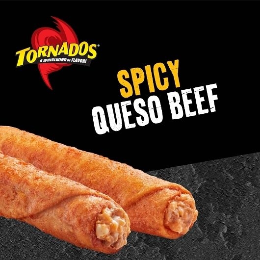 Tornados Spicy Queso Beef Tornado, 3 Ounce -- 24 per case