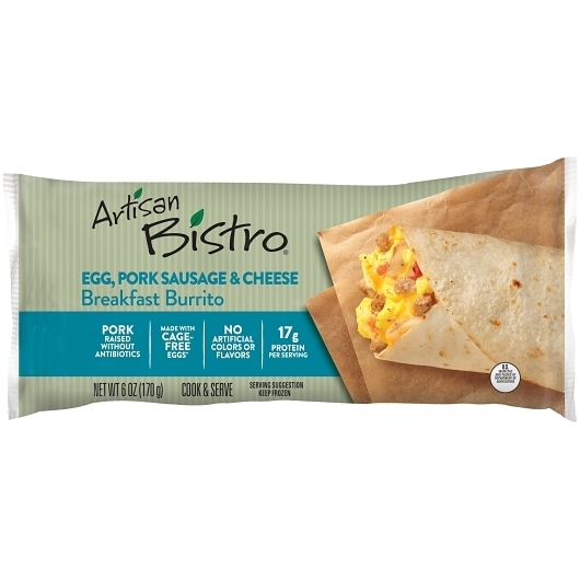 Artisan Bistro Sausage Egg and Cheese Burrito, 6 Ounce -- 10 per case
