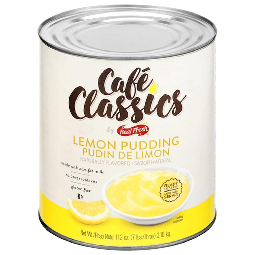Cafe Classics Real Fresh Lemon Pudding, 7 Pound -- 6 per case