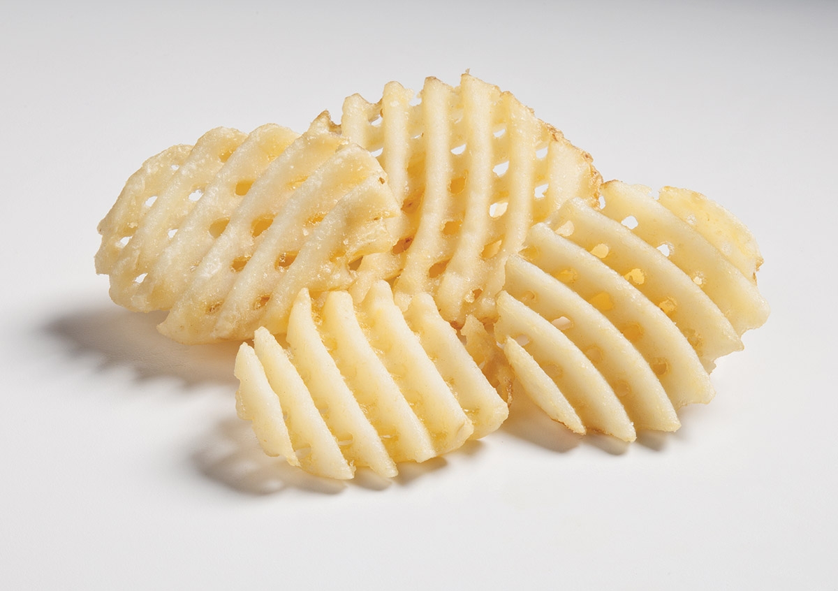 Conquest Skinned Lattice Fries, 4.5 Pound -- 6 per case.