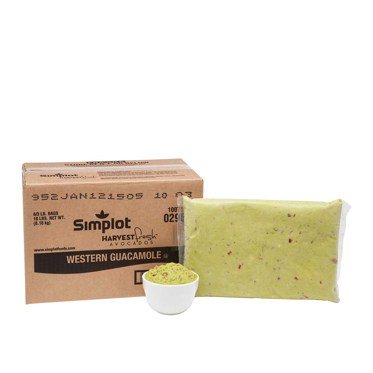 Simplot Harvest Fresh Avocados - Western Guacamole, 3 Pound -- 6 per case.