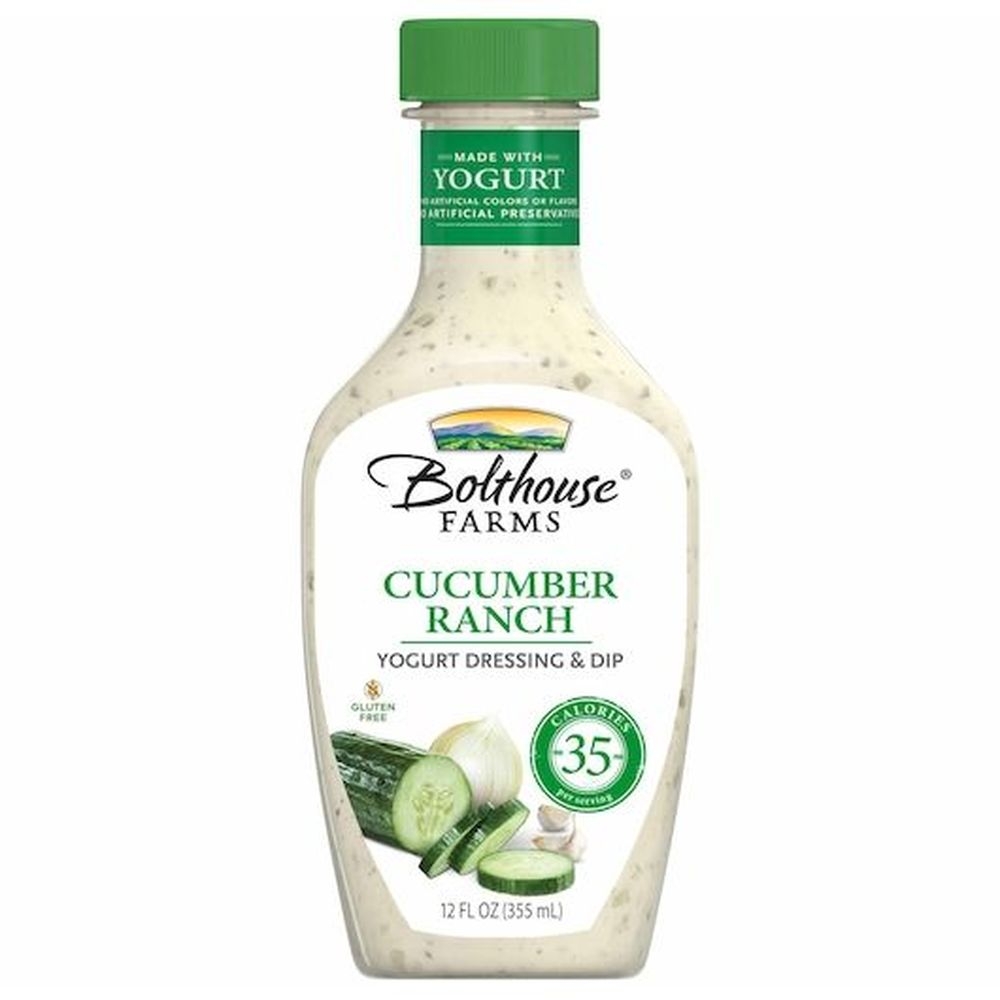 Tattooed Chef Cucumber Ranch Yogurt Dressing, 12 Fluid Ounce -- 6 per case