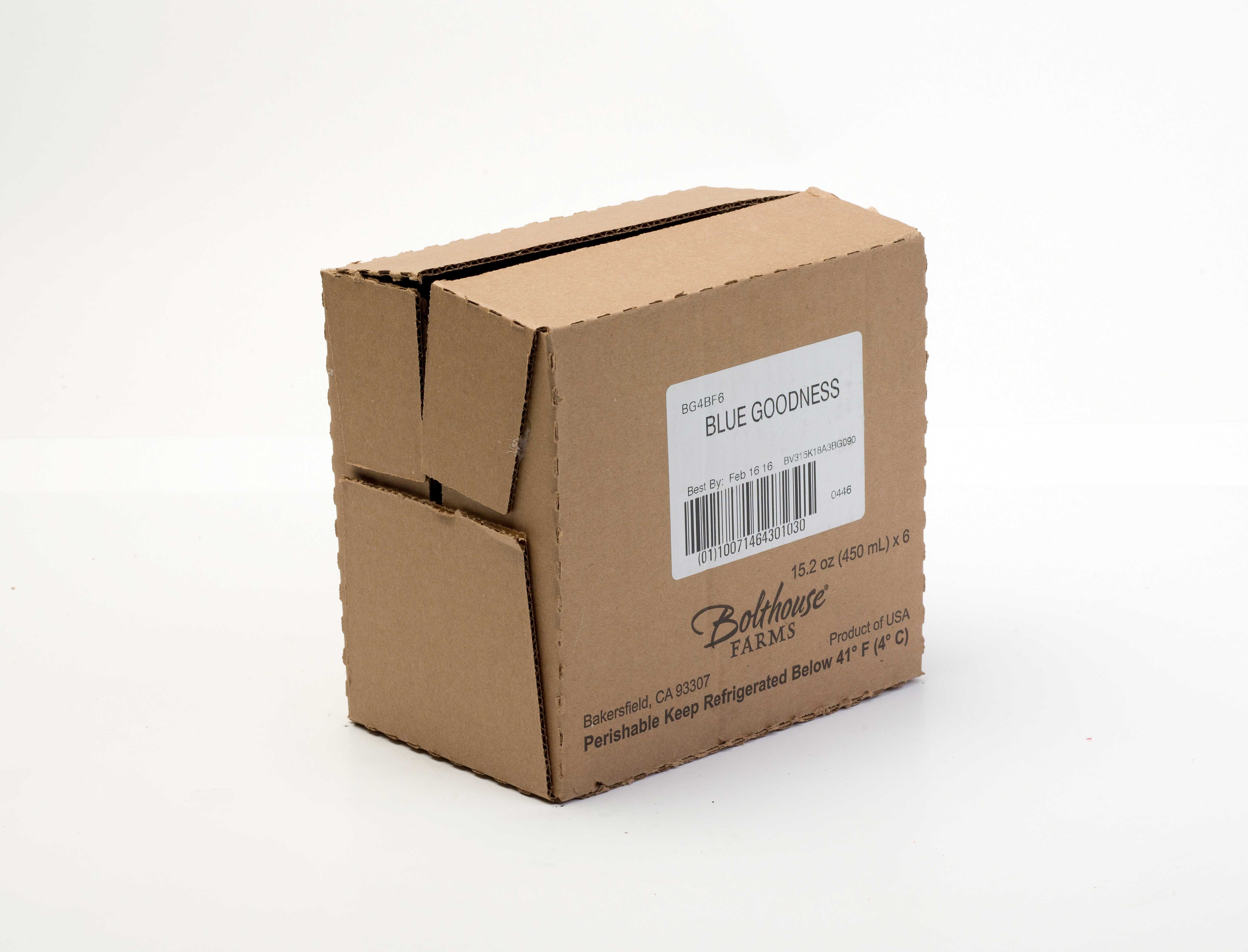 Bolthouse Farms Blue Goodness Super Premium Juice Smoothie Beverage Drink, 450 Milliliter -- 6 per case.