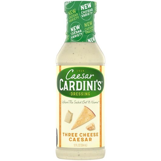 Cardinis Three Cheese Caesar Dressing, 12 Fluid Ounce Bottle -- 6 per case