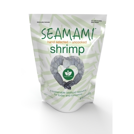 Harvest Of The Sea/Seamami 21-25 count No Phosphate Raw Peeled Deveined Tail Off White Shrimp, 2 Pound -- 5 per case