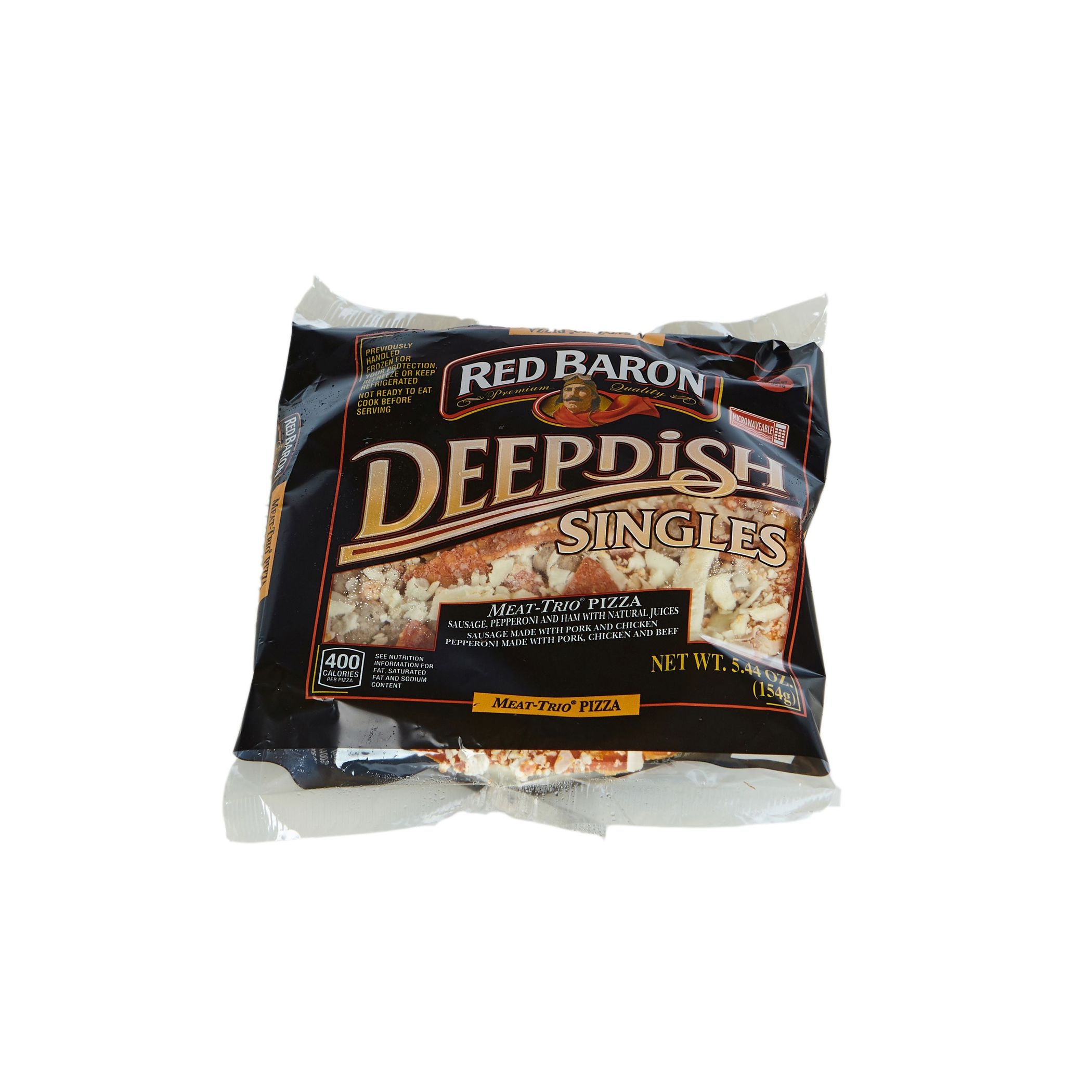 Schwans Red Baron Meat Trio Par Baked Pizza, 6 Ounce -- 12 per case.