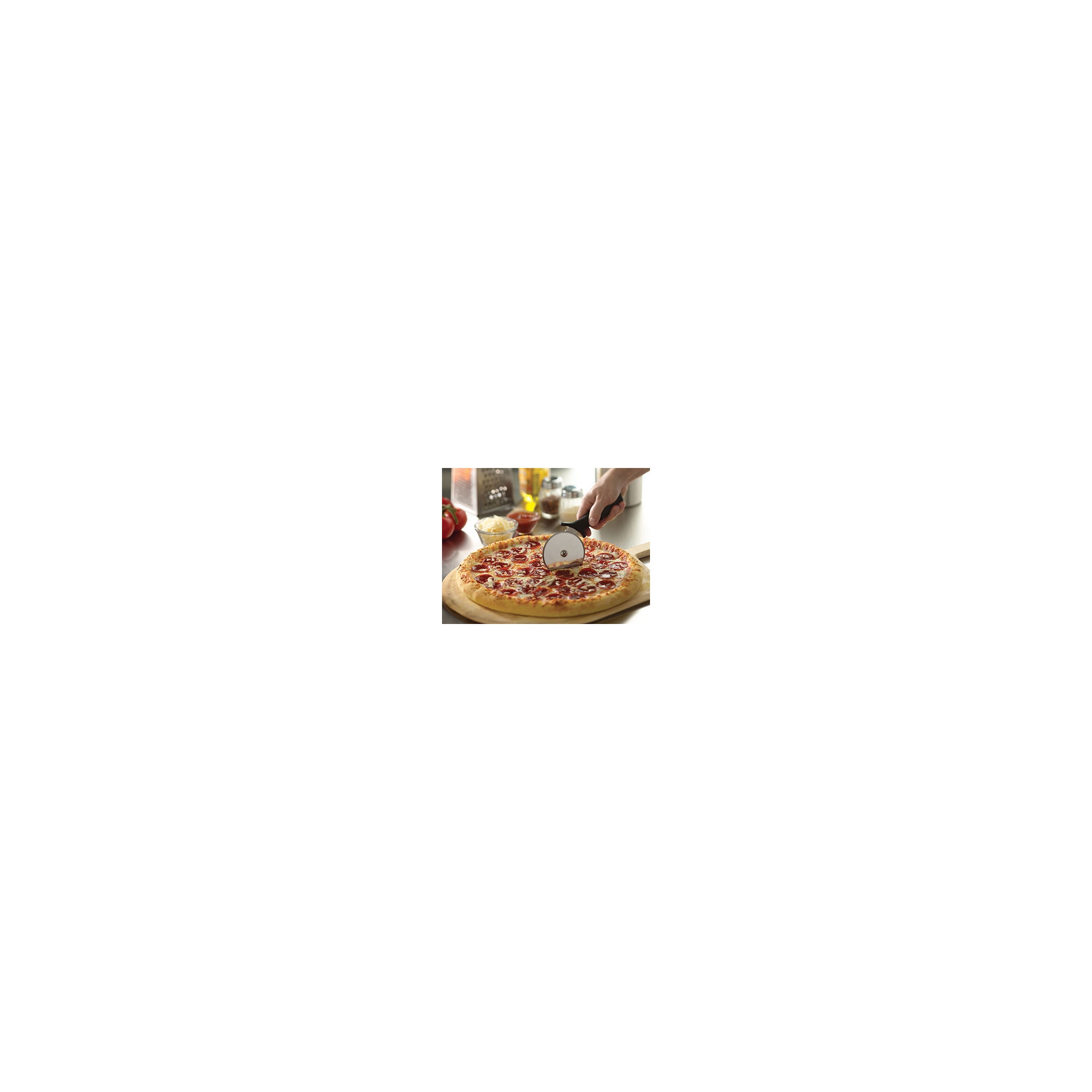 Schwans Big Daddys Original Fresh Baked Rolled Edge Pepperoni Pizza, 52 Ounce -- 9 per case.
