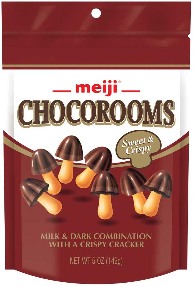 Chocorooms - Milk and Dark with Crispy Cracker, 5 Ounce Pouch -- 12 per case.