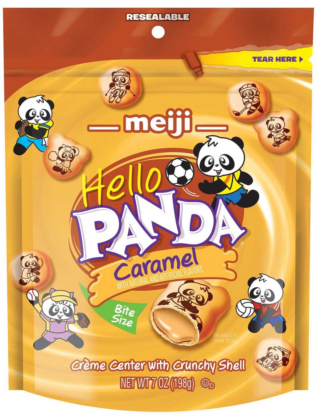 Meiji Hello Panda Caramel Candy, 7 Ounce -- 6 per case